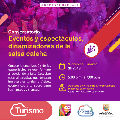Conversatorio Eventos y espect&aacute;culos,  dinamizadores de la salsa cale&ntilde;o