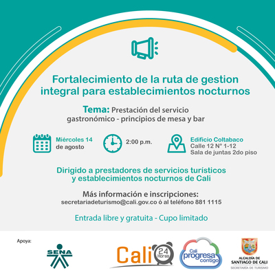 Fortalecimiento de la ruta de gesti&oacute;n integral para establecimientos nocturnos