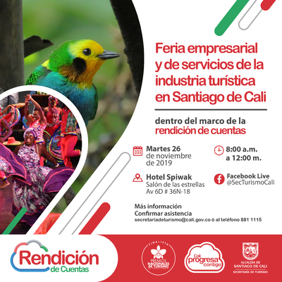Feria empresarial y de servicios de la industria tur&iacute;stica de Santiago de Cali