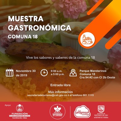 Muestra Gastron&oacute;mica comuna 18
