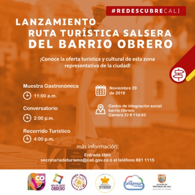 S&eacute; parte del lanzamiento de la Ruta Tur&iacute;stica salsera del barrio Obrero