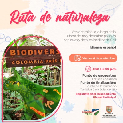 Recorrido Tur&iacute;stico peatonal abierto al p&uacute;blico