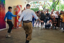 Brasil llen&oacute; de alegr&iacute;a la Casa Tur&iacute;stica Solar del R&iacute;o con bailes gauchos y samba