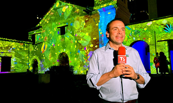 'Cali es donde debes estar': un espectacular mapping ilumina la iglesia La Merced