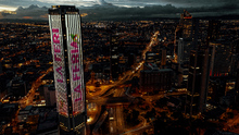 Cali adorn&oacute; la Torre Colpatria con invitaci&oacute;n para turistas a venir la Feria de Cali, donde debes estar, y conocer la Sucursal del Cielo en 2025
