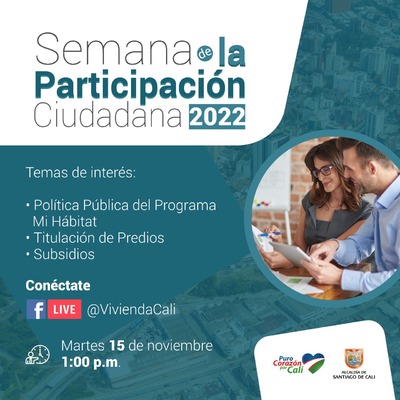 Semana de la Participaci&oacute;n Ciudadana "Facebook Live"