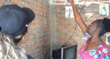 En v&iacute;speras de navidad cale&ntilde;os recibieron el mejoramiento de su vivienda