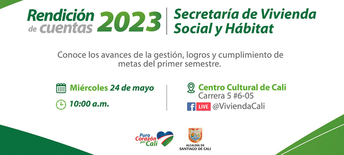 La Secretar&iacute;a de Vivienda rendir&aacute; cuentas el 24 de mayo