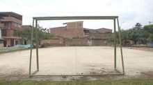 La construcci&oacute;n de la esperada cancha m&uacute;ltiple del Bulevar de Oriente ha llegado a la etapa final