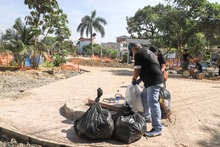 Primera jornada de limpieza, aseo y sensibilizaci&oacute;n con la comunidad en el Boulevard de Oriente