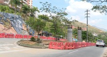 Con la estabilizaci&oacute;n del talud avanza cimentaci&oacute;n del &lsquo;puente verde&rsquo; sobre la avenida de Los Cerros 